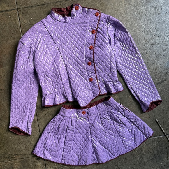 Vivienne Westwood 2017 2k$+ Andreas Kronthaler Padded Purple Jacket - Picture 1 of 16